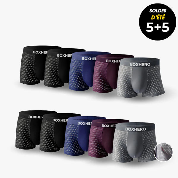 BOXER BOXHERO 1.0 EN FIBRE DE BAMBOU - CONFORT RÉVOLUTIONNÉ TOUT AU LONG DE LA JOURNÉE