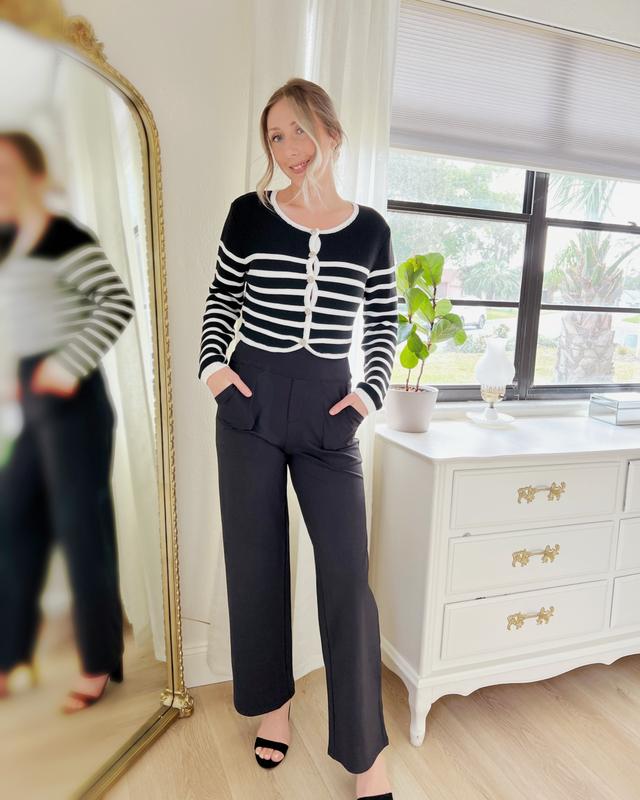 Effortless Elegance High-Waist Trousers™