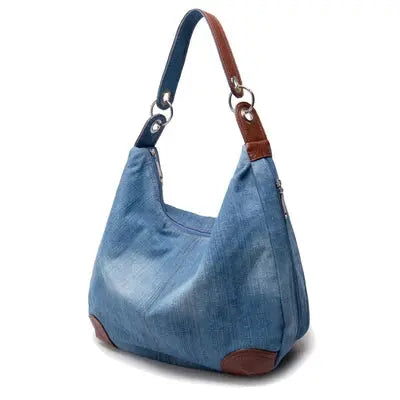 Sac Baguette en Jean pour Femme