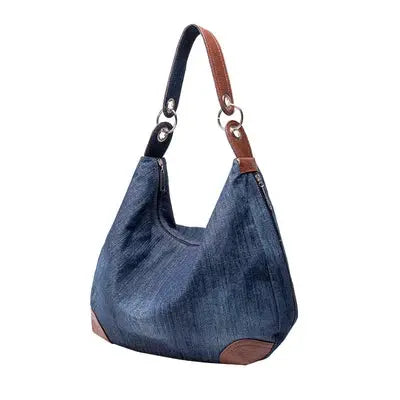 Sac Baguette en Jean pour Femme