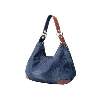 Sac Baguette en Jean pour Femme