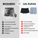 BOXER BOXHERO 1.0 EN FIBRE DE BAMBOU - CONFORT RÉVOLUTIONNÉ TOUT AU LONG DE LA JOURNÉE