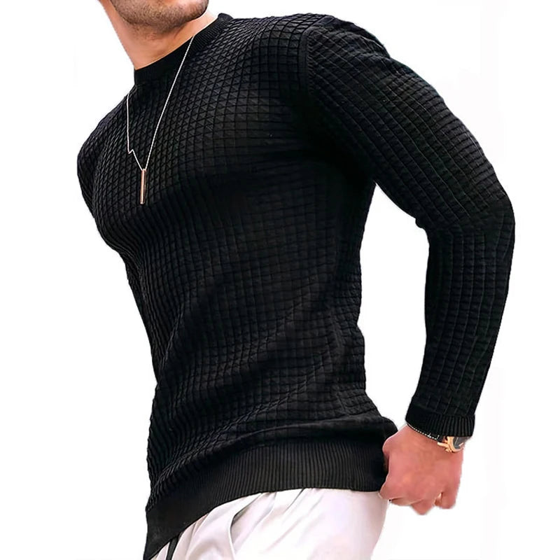 Pull-over LUXX casual pour homme à manches longues