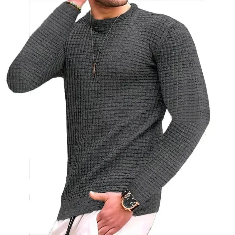 Pull-over LUXX casual pour homme à manches longues