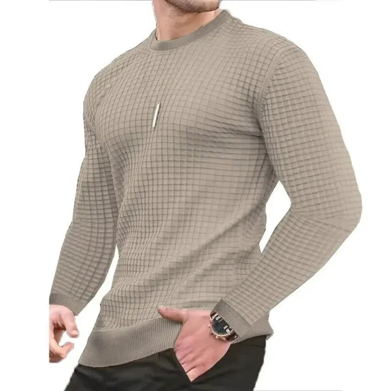 Pull-over LUXX casual pour homme à manches longues