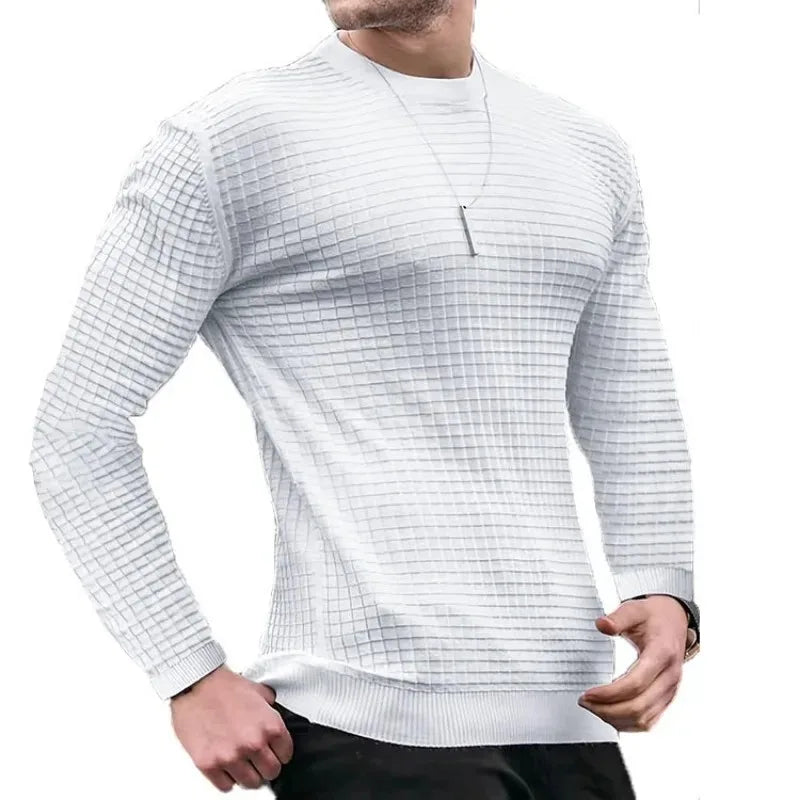 Pull-over LUXX casual pour homme à manches longues