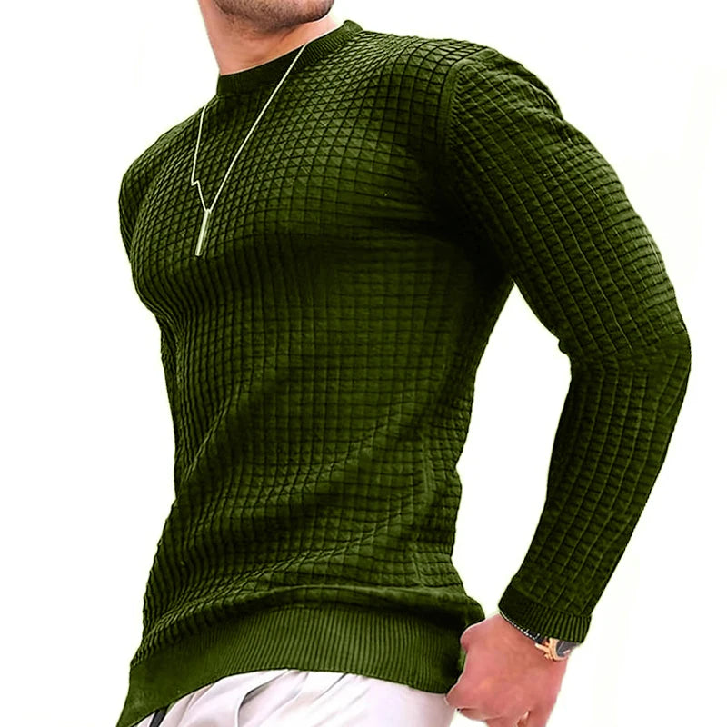 Pull-over LUXX casual pour homme à manches longues